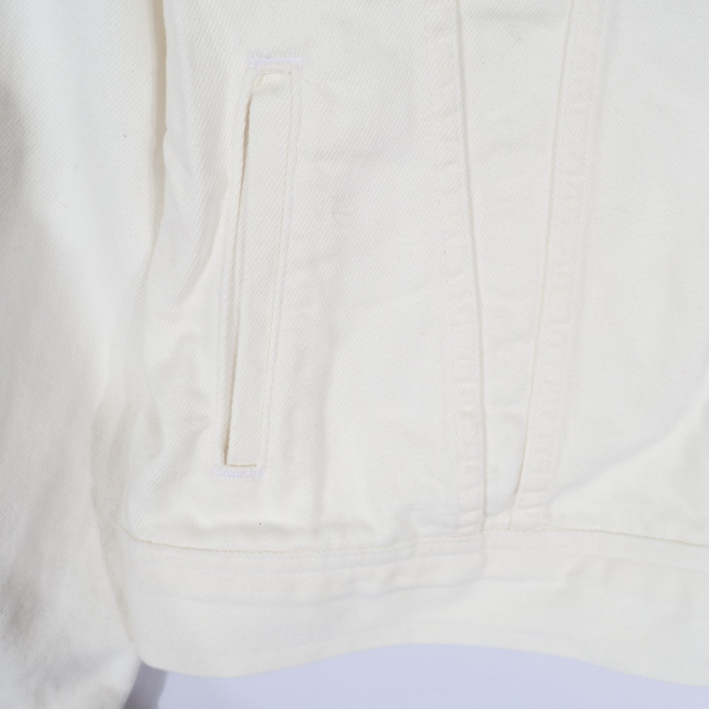 Ralph Lauren Denim Trucker Jacket Womens M White Classic Cotton $165 NWT - Picture 7 of 16